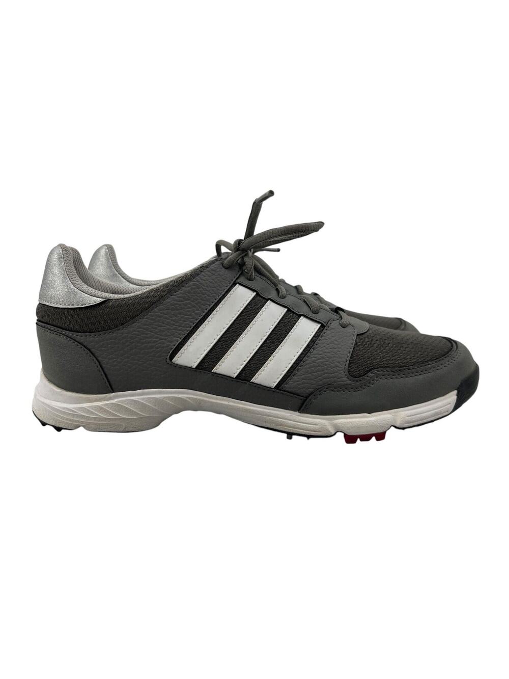 Adidas Mens 9 Golf‎ Shoes Grey Tech Response 2.0 Spiked Synthetic Waterproof